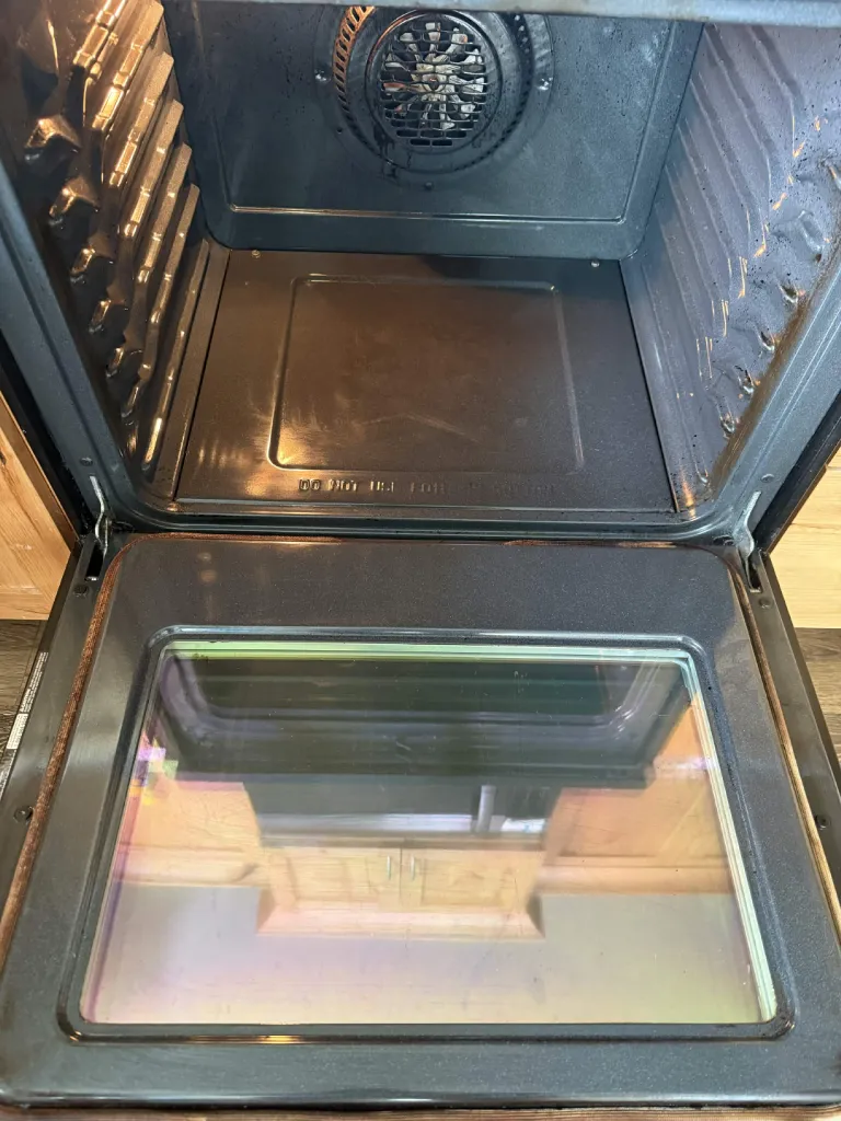 Oven Racks & Glass Door — After