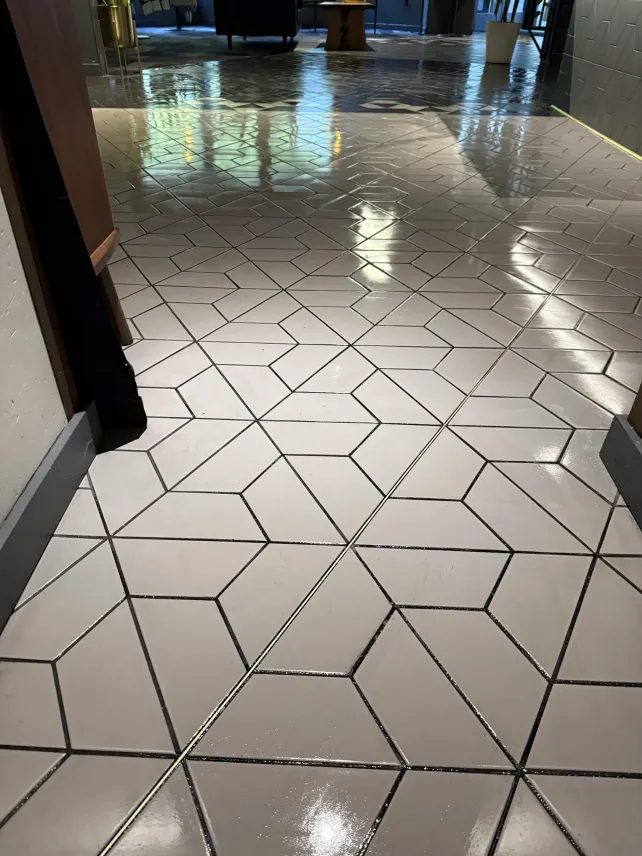 Tile Floor Entryway — After