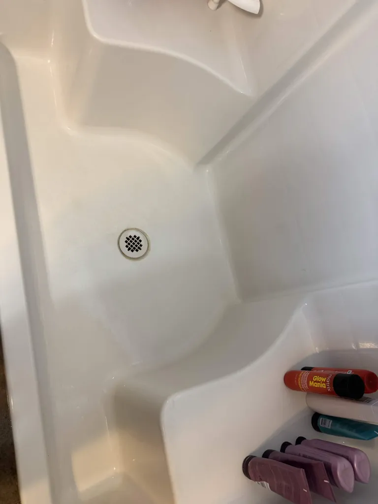 Shower Floor Refresh — After